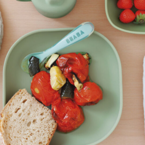 Assiette silicone à ventouse Beaba (Sage Green)