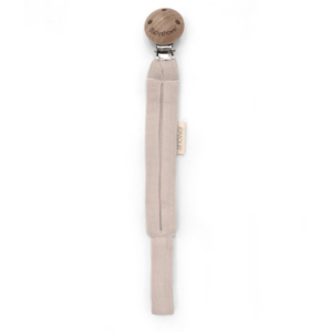 Attache tétine en gaz de coton Babyshower (Latte Powder)
