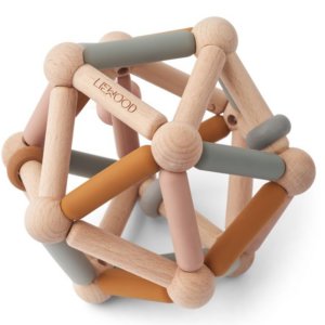 Balle de préhension en bois/silicone Annemette Liewood