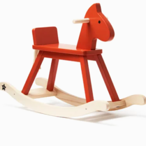 Bascule Kids Concept 'Cheval en bois orange'