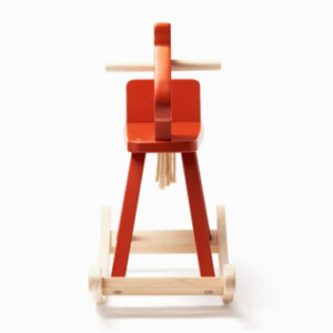 Bascule Kids Concept 'Cheval en bois orange'