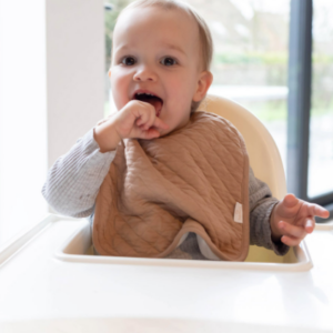 Bavoir waterproof 37cm Bemini (Quilted Jersey Natural)