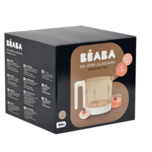 Bol en verre pour robot cuiseur Neo Beaba (Blanc)