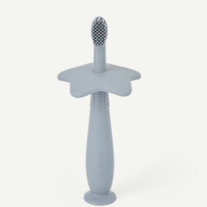 Brosse à dents avec bouclier Mushie ( Blue)