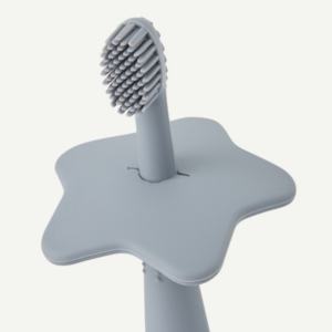 Brosse à dents avec bouclier Mushie ( Blue)