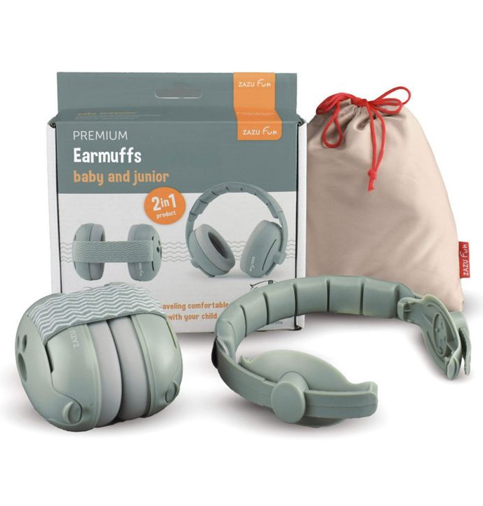 Casque de protection auditive 2en1 Baby/Junior Zazu (Menthe)