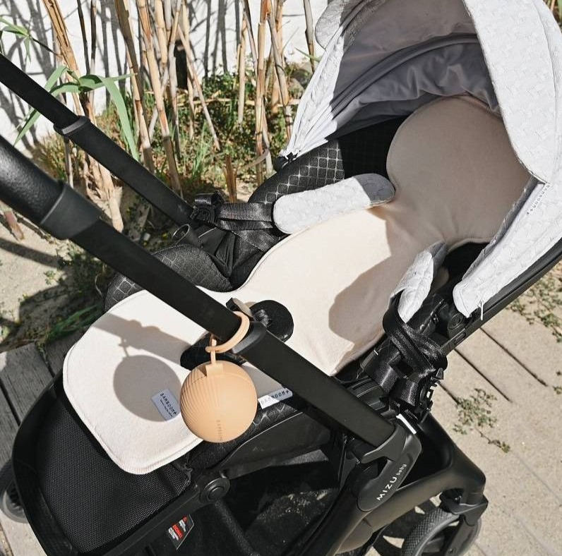 Coussin aéré Car Seat & Stroller Air'n Go Bamboom (Oyster Grey)