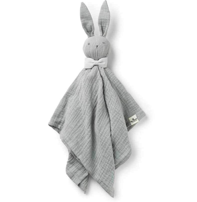 Doudou en gaz de coton Elodie Details (Bo - Bleu gris)