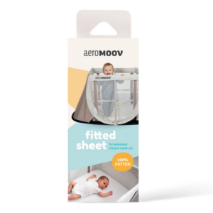 Drap housse coton pour lit pliant de voyage Aeromoov