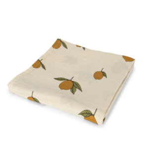 Grand lange tétra Konges Slojd 115x115cm (Mon Grand Citron)