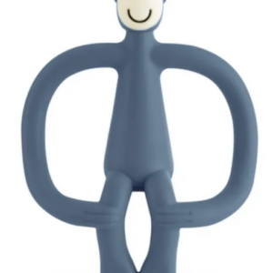 Hochet de dentition en silicone Monkey Matchstick (Dark blue)