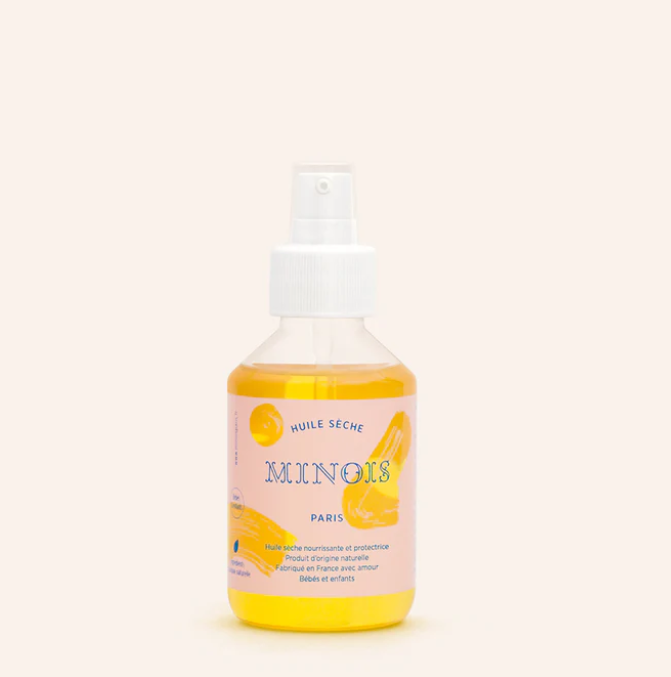 Huile Sèche naturelle corps/cheveux/massage Minois de Paris (150ml)