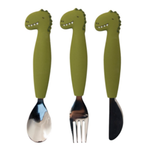 Lot de 3 couverts en inox Trixie (Mr Dino)