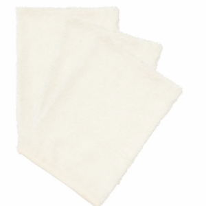 Lot de 3 gants de toilette Timboo (Daisy White)
