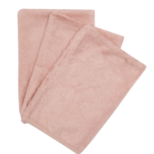 Lot de 3 gants de toilette Timboo (Misty Rose)