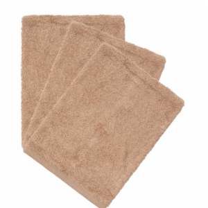 Lot de 3 gants de toilette Timboo (Savannah Sand)
