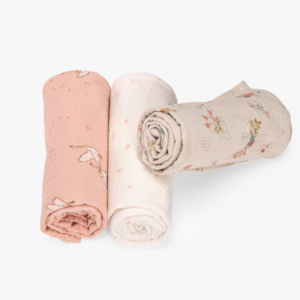 Lot de 3 langes tétra 'Petite Ecole de Danse' Moulin Roty