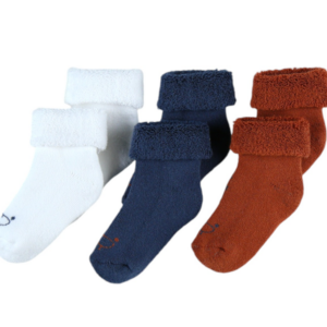 Lot de 3 paires de chaussettes bouclettes Noukies (Navy mix)