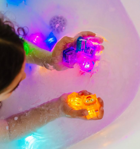 Lot de 4 cubes lumineux Glo Pals (Bleu - Blair)