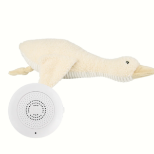 Peluche bruit blanc Oie Liva de Flow (écru) (rechargeable USB-C)