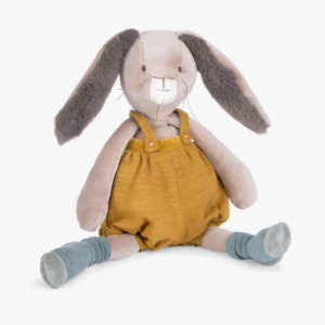 Peluche lapin ocre '3 Petits Lapins' Moulin Roty