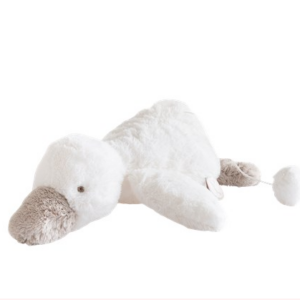 Peluche musicale Dimpel Canard Céline 32cm (blanc)