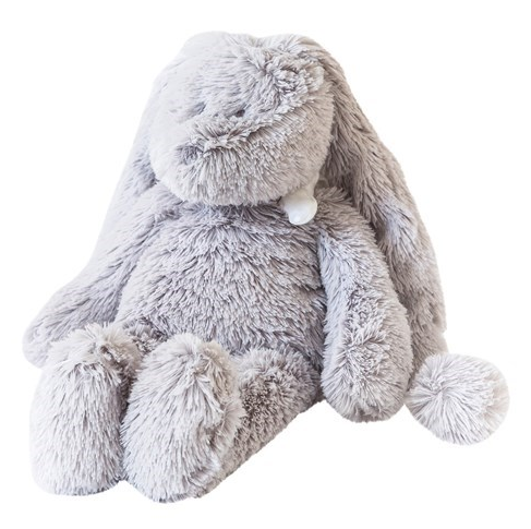 Peluche musicale lapin Flor noeud blanc 18cm Dimpel (gris clair)