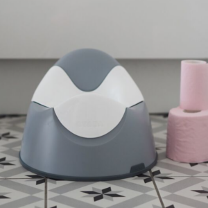 Petit pot ergonomique Beaba (gris)