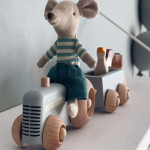 Petit tracteur + remorque en bois Konges Slojd