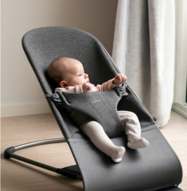 Relax bouncer Babybjorn Bliss 3 D Jersey (Dark Grey)