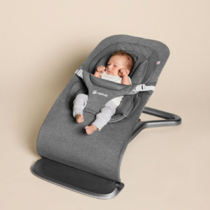 Relax bouncer Evolve Ergobaby (gris anthracite) (+ arche incluse)