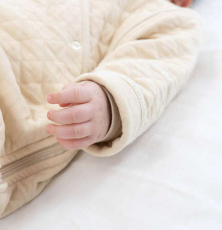 Sac de couchage 4-12m Bemini Quilted Jersey TOG 1.5 (Cream)