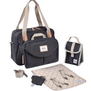 Sac nursery Geneve II Beaba (Gris anthracite)