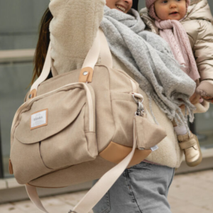 Sac nursery Geneve II Eco Beaba (Gazelle chiné)