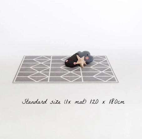 Tapis de jeu en dalles de mousse Toddlekind 120/180cm (Nordic Grey)