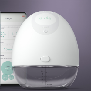 Tire-lait silencieux, sans fil et rechargeable Elvie Pump