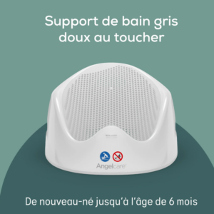 Transat de bain Angelcare 0-6 m (gris)