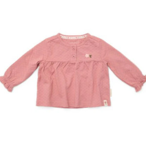 Tshirt ML rose à volants Fairy Garden Little Dutch