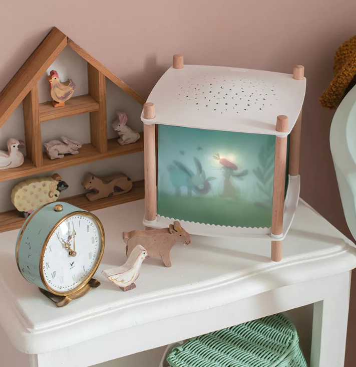 Veilleuse Lanterne Magique 2.0 '3 Petits Lapins' Moulin Roty