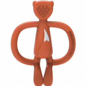 Hochet de dentition en silicone Monkey Matchstick (Renard)