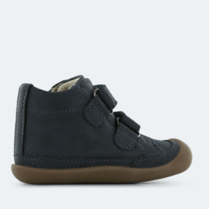 Chaussures en cuir montante à scratch Shoesme (Dark blue)