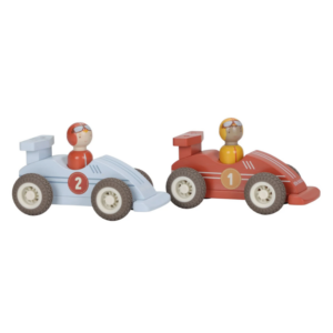 Voitures de course en bois à rétrofriction Little Dutch