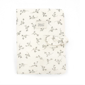 Protège carnet de santé imperméable Babyshower (Knot Olive Bloom)