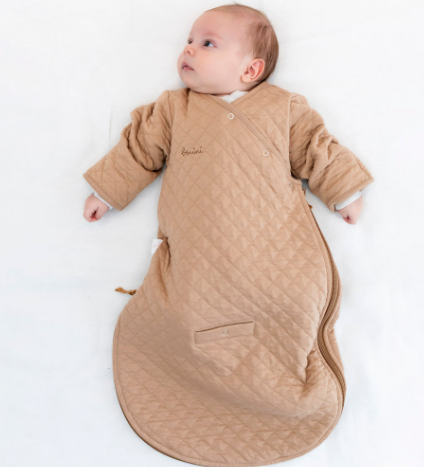 Sac de couchage 1-4 m Bemini Pady Quilted Jersey TOG 1.5 (Beige - Natural)