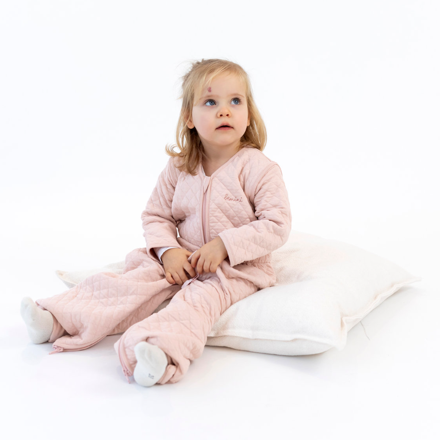 Sac de couchage 12-24m Bemini Quilted Jersey TOG 1.5 (Blush)