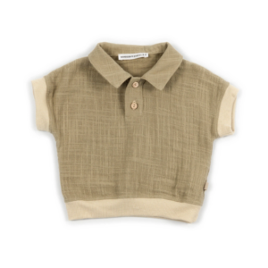 Chemise polo en lin Pistache Bamboom