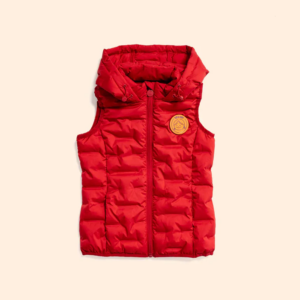 Doudoune light Fille SM 'émotions' Tom et Gaby (Rouge)