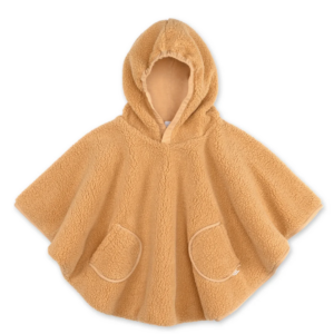 Poncho de voyage 9-36m Bemini Teddy outside +Jersey (Ocre)
