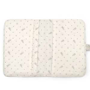 Protège carnet de santé imperméable Babyshower (Gofre Latte)