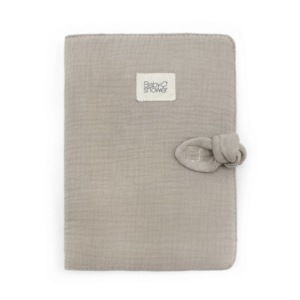 Protège carnet de santé imperméable Babyshower (Knot Latte powder)